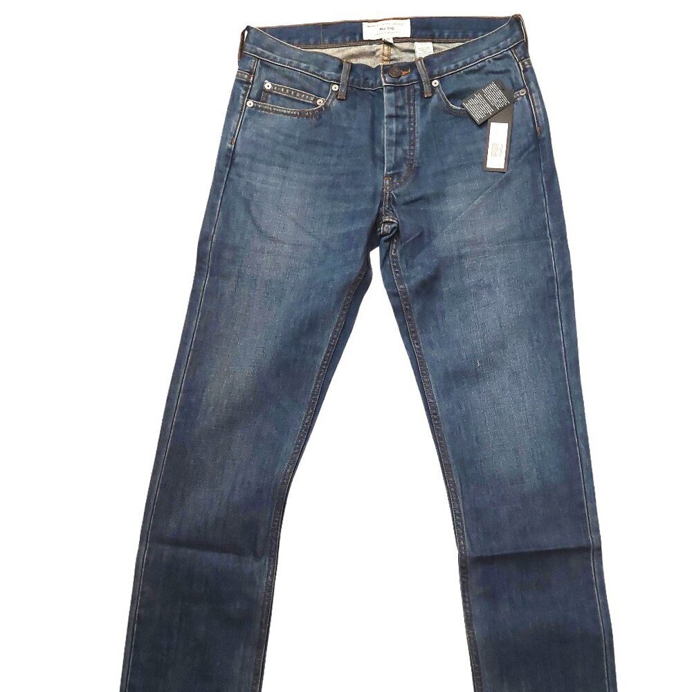 MARC by MARC JACOBS MJ 110 Low Rise Slim Straight Indigo Jeans 30x34